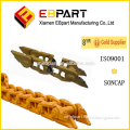 Bulldozer Lubricated track chain link assembly with master link (teeth type and step type)